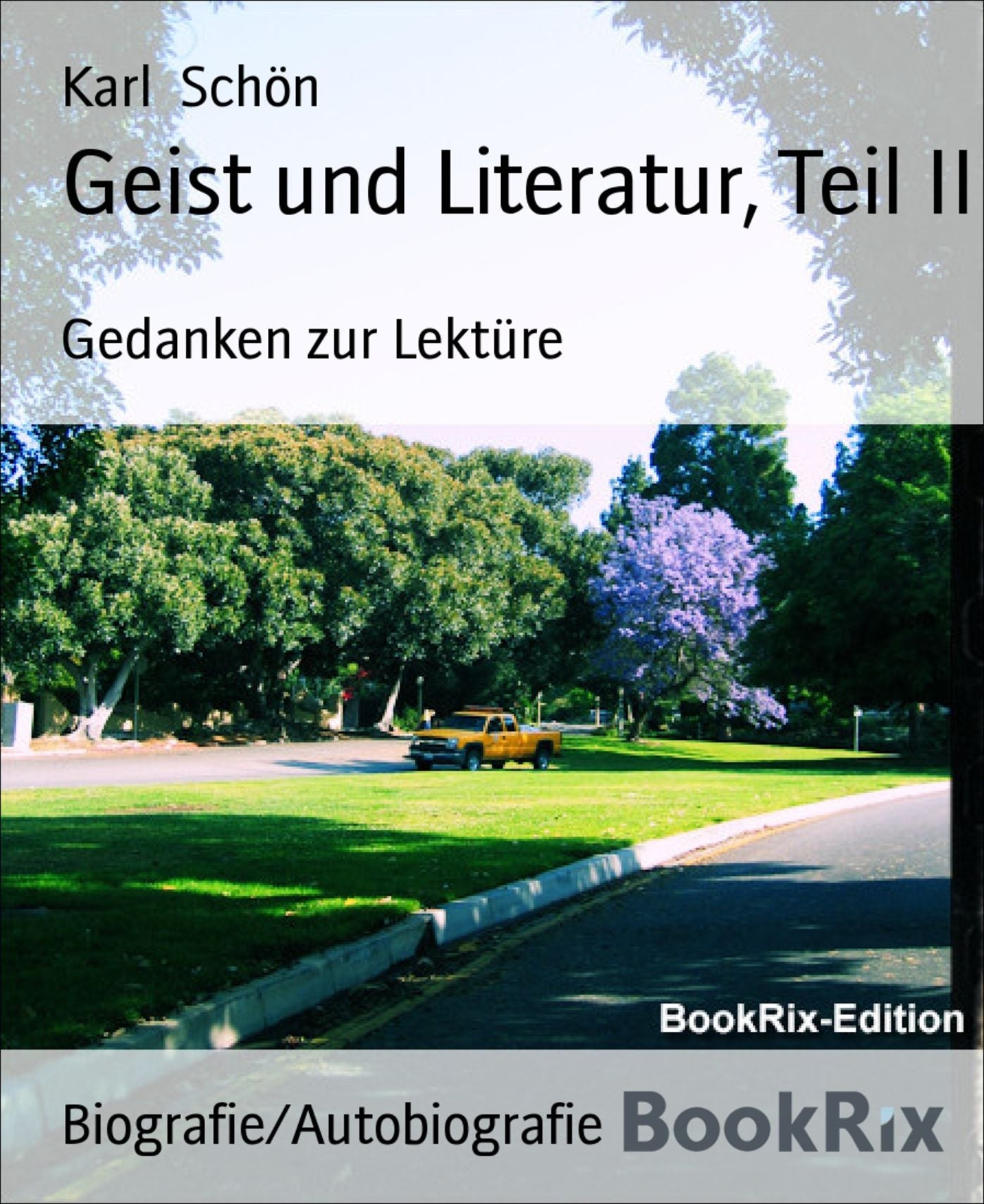 Geist und Literatur, Teil II: Gedanken zur Lektüre