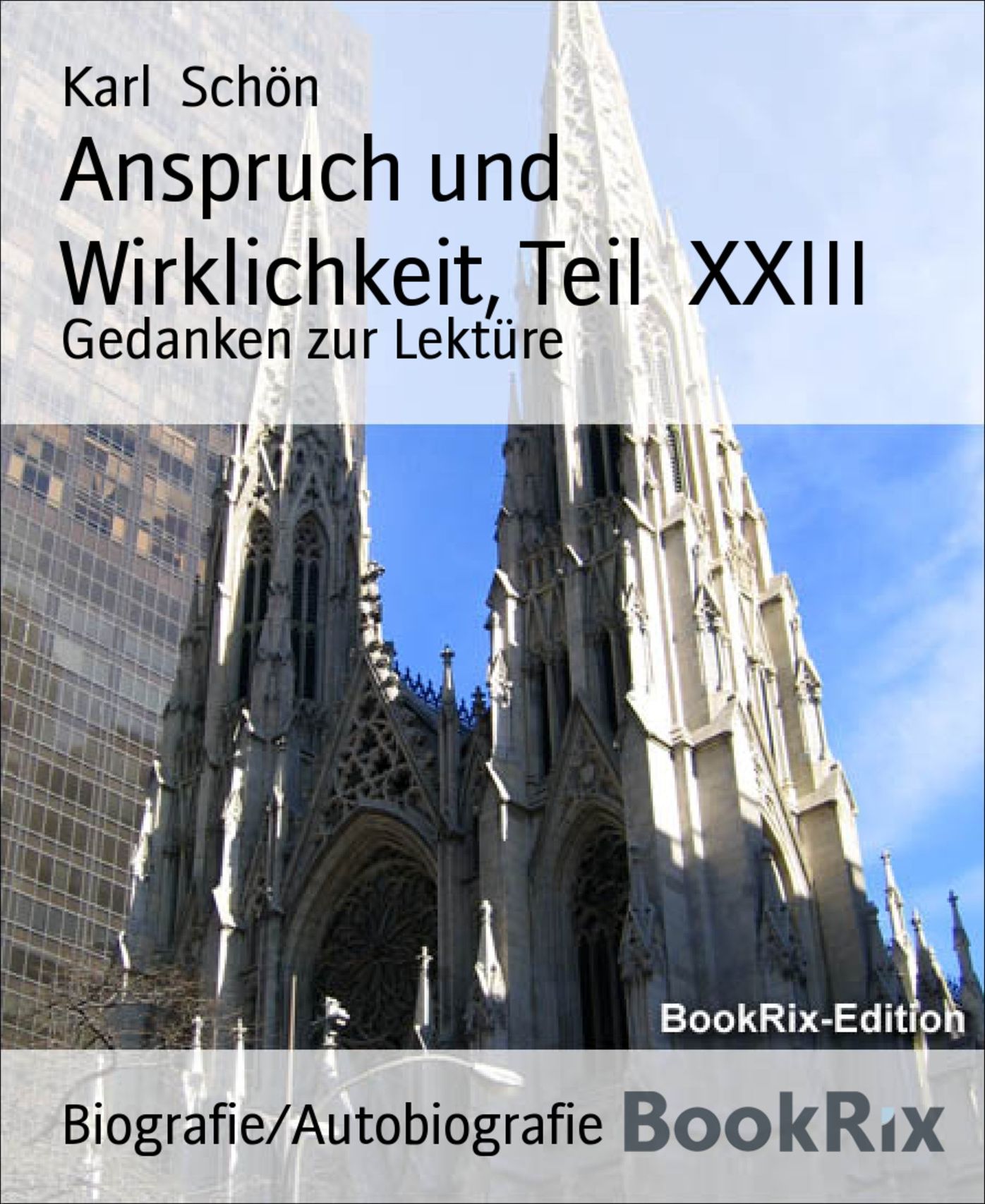 Anspruch und Wirklichkeit, Teil XXIII: Gedanken zur Lektüre