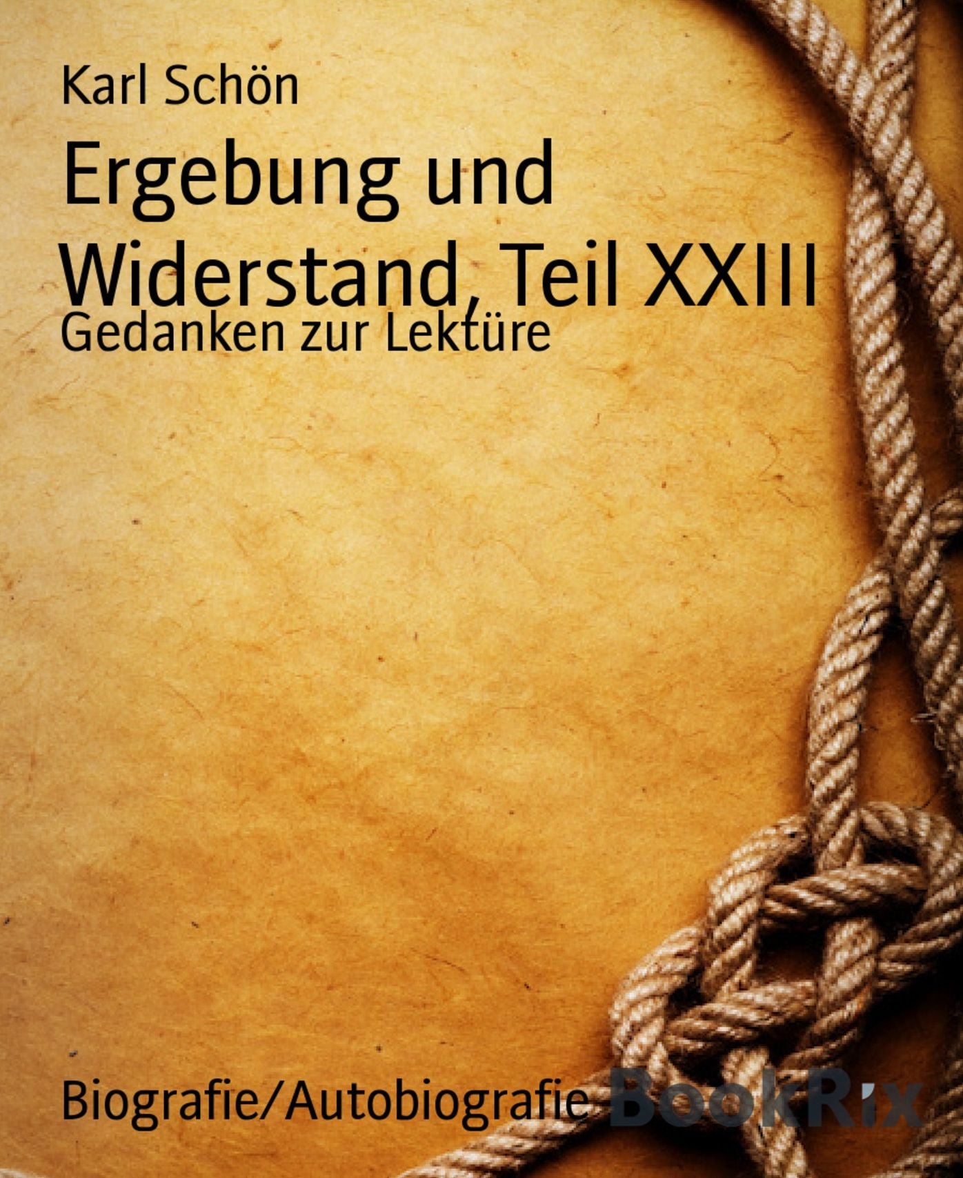 Ergebung und Widerstand, Teil XXIII: Gedanken zur Lektüre