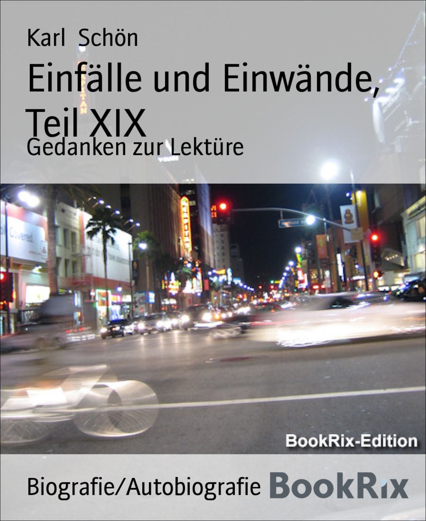 Einfälle und Einwände, Teil XIX: Gedanken zur Lektüre
