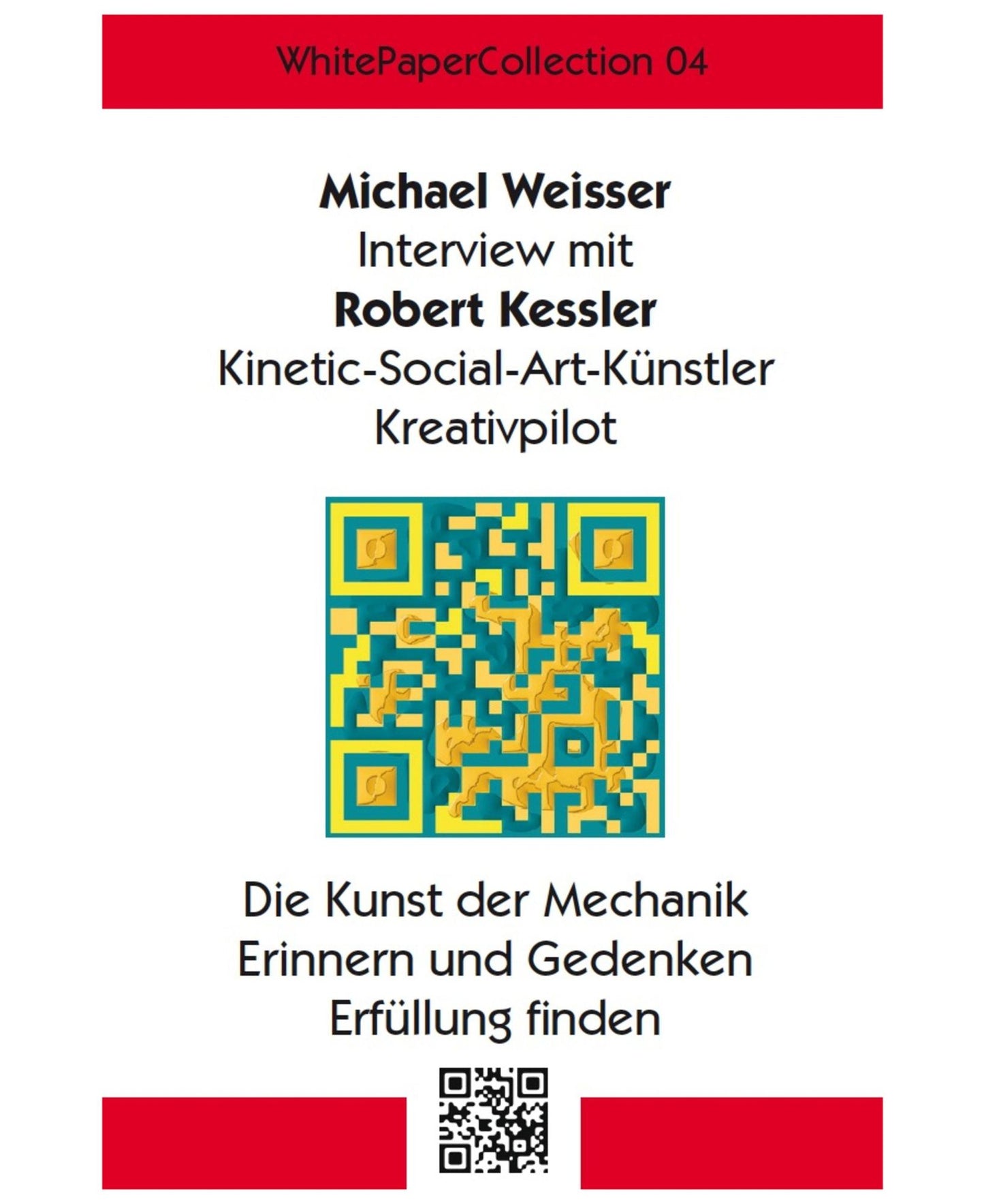 WhitePaperCollection_04: Interview mit Robert Kessler über soziale Kunst