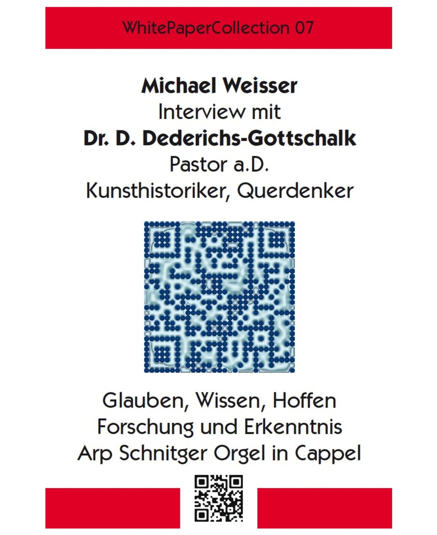 WhitePaperCollection_07: Interview mit dem Pastor Dr. Diederichs-Gottschalk