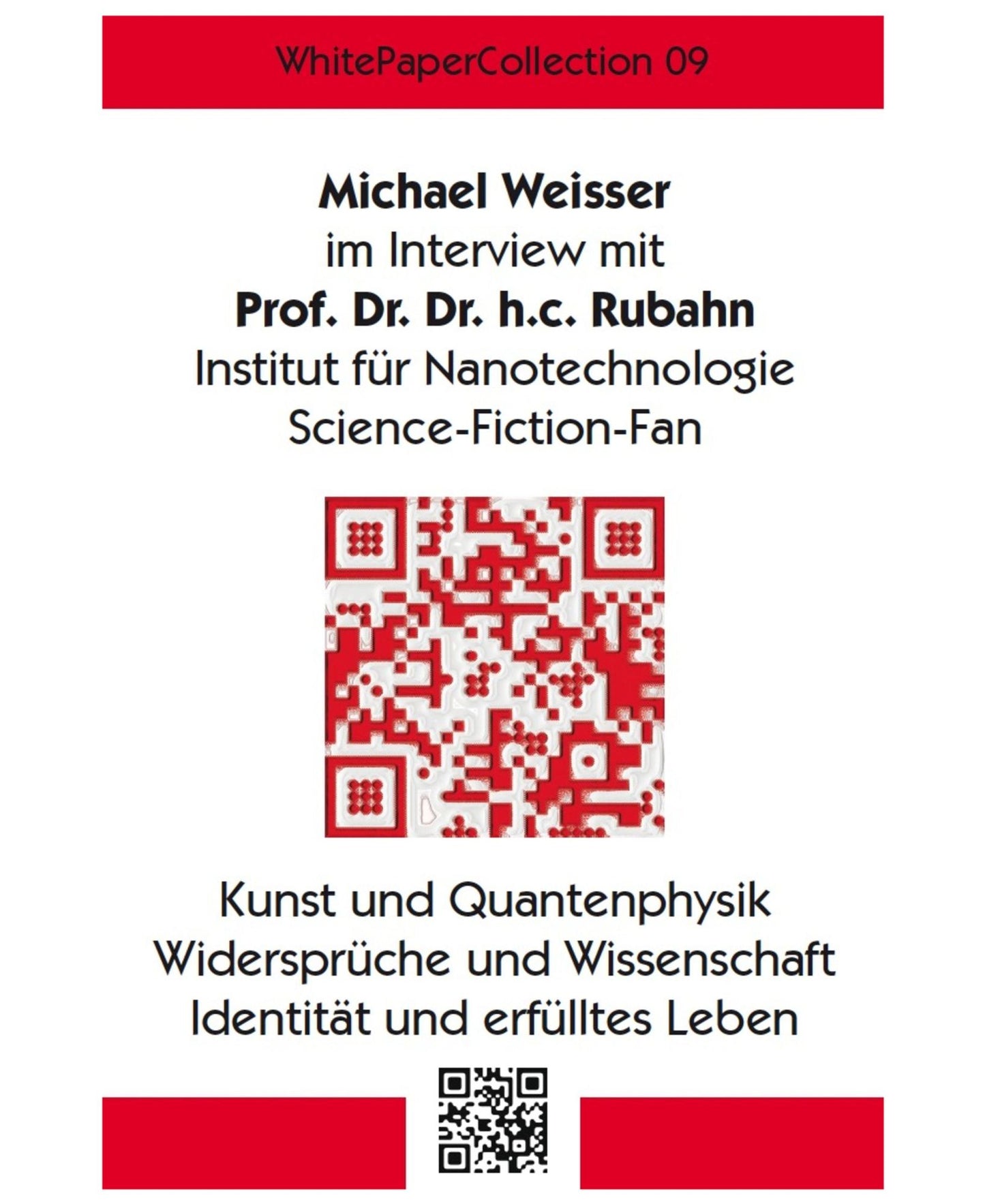 WhitePaperCollection_09: Ein Dialog zwischen Wissenschaft und Kunst