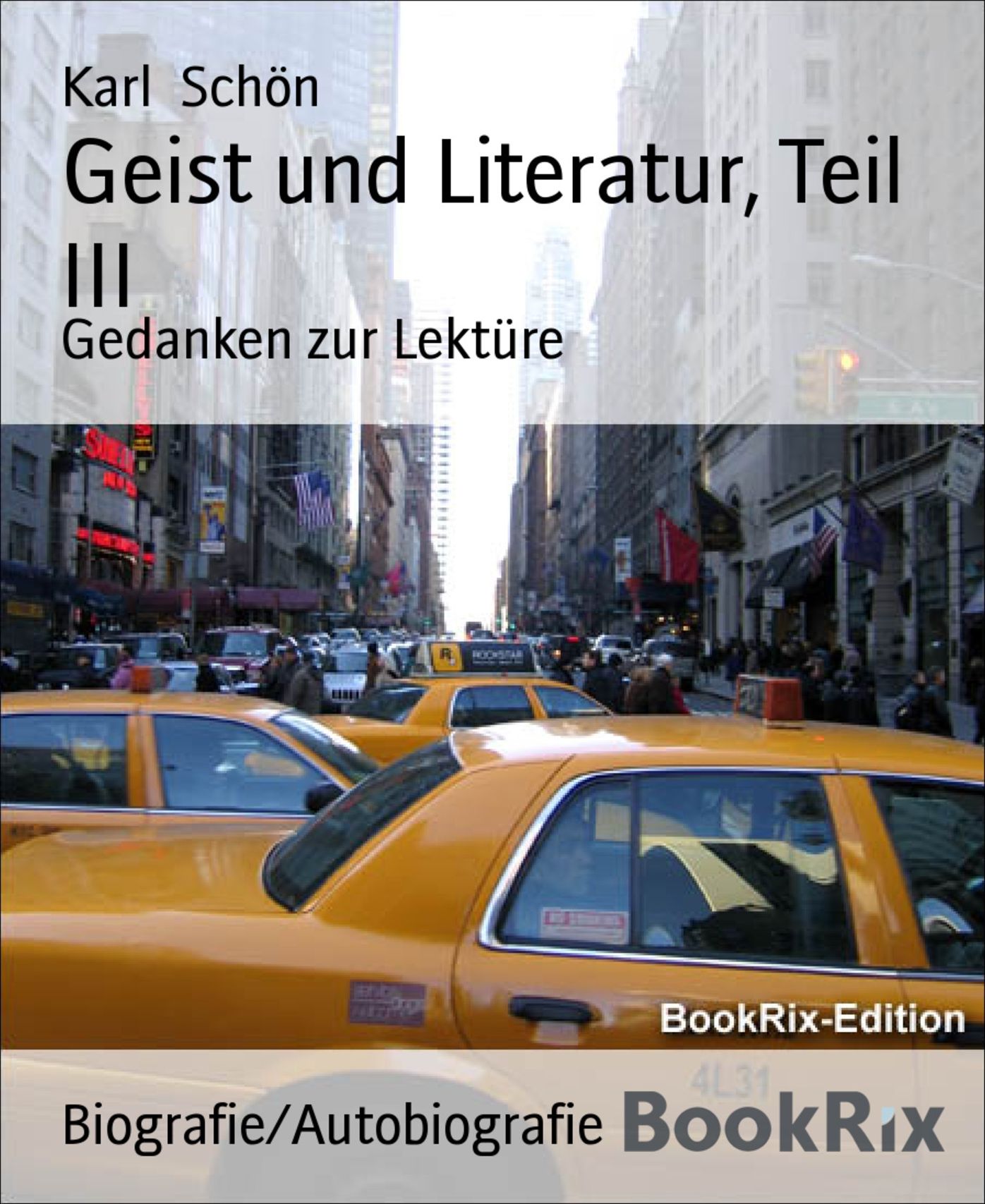 Geist und Literatur, Teil III: Gedanken zur Lektüre