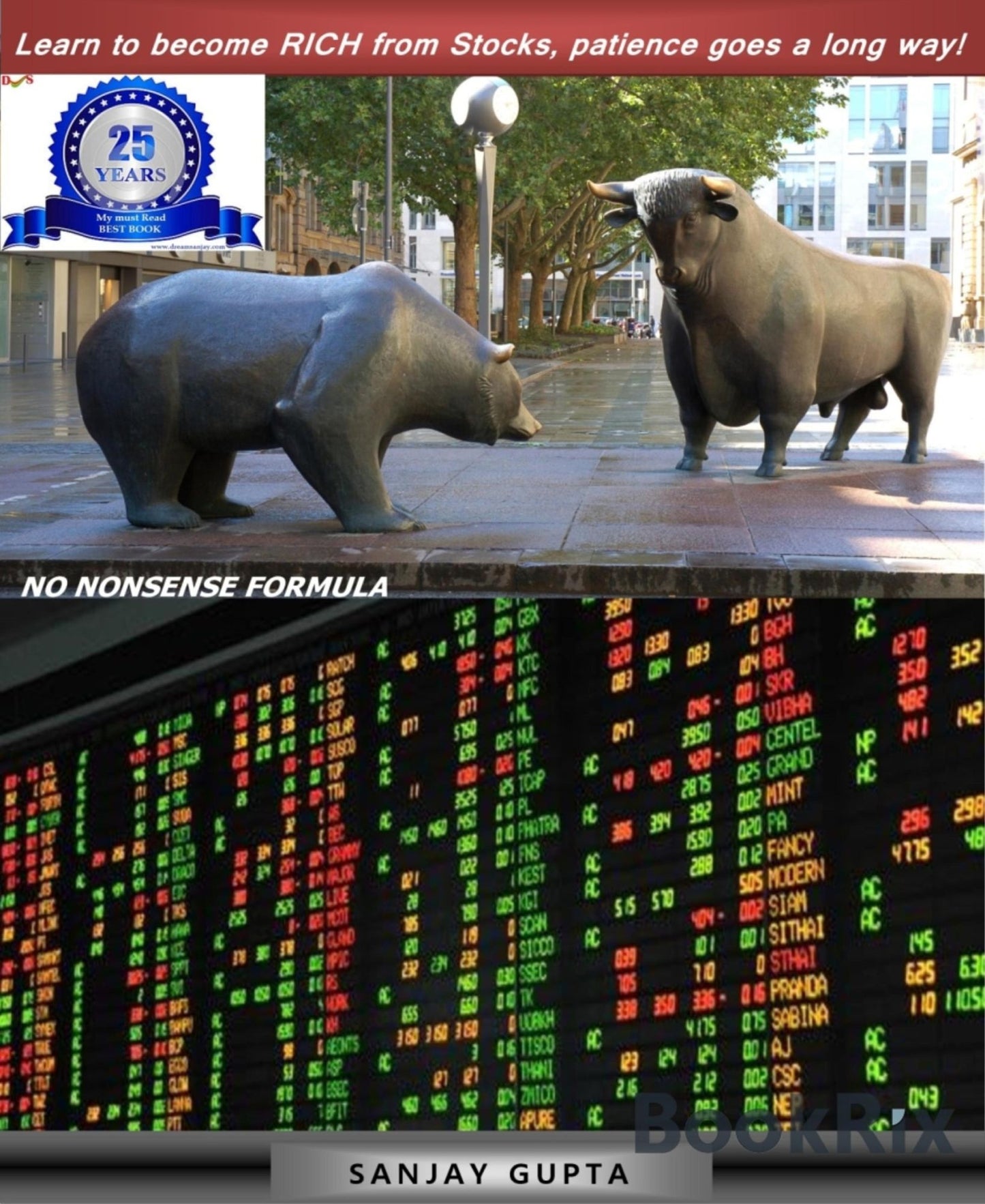 Learn to become RICH from Stocks, patience goes a long way!: NO NONSENSE FORMULA