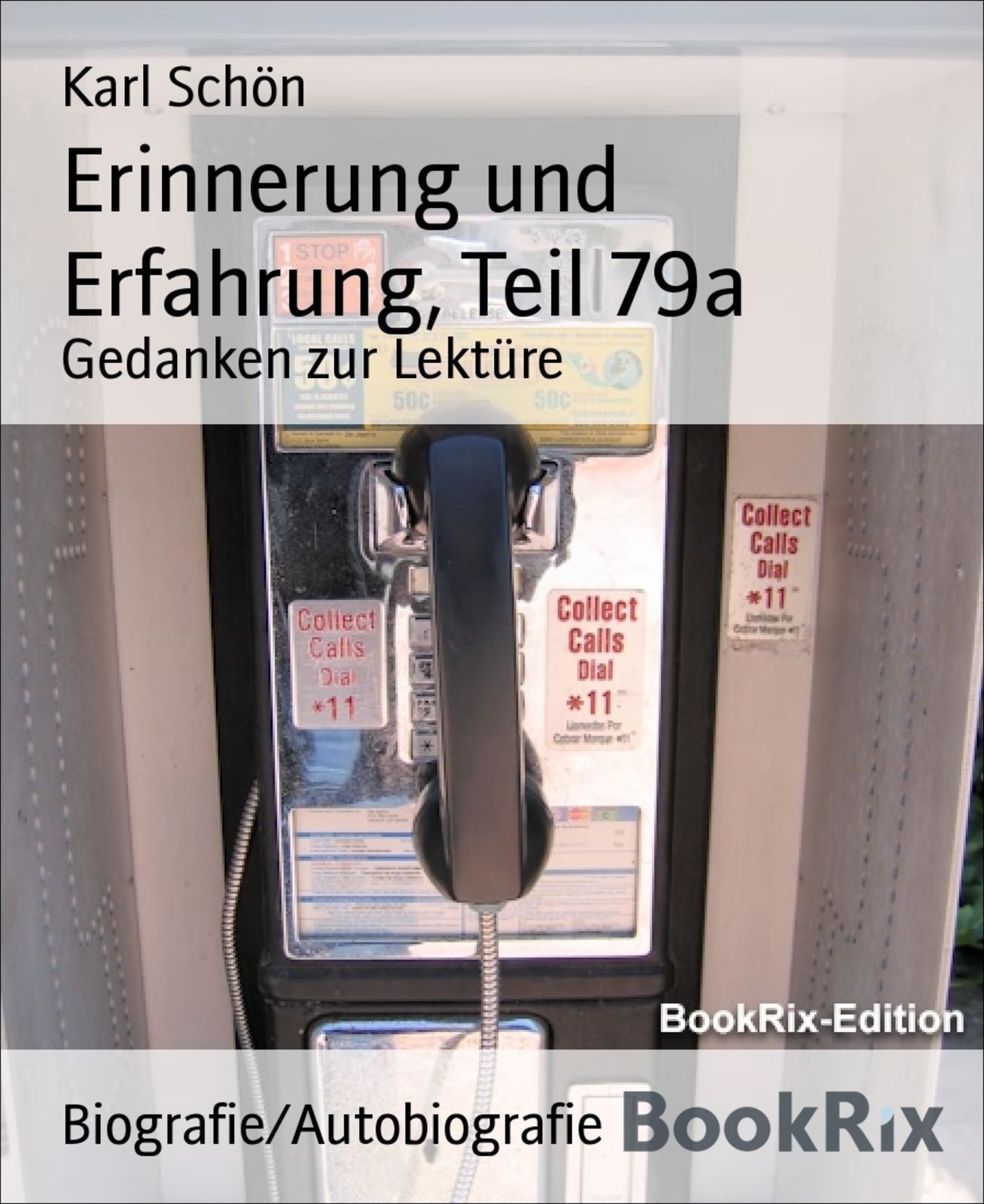 Erinnerung und Erfahrung, Teil 79a: Gedanken zur Lektüre
