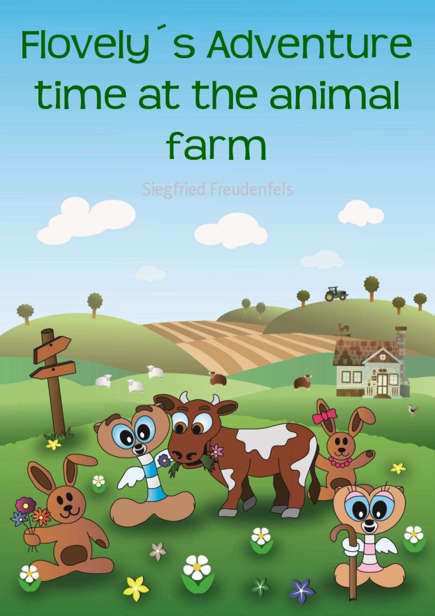 Flovely's Adventure time at the animal farm: A hilarious ebook adventure with farm animals for children ages 4-8
