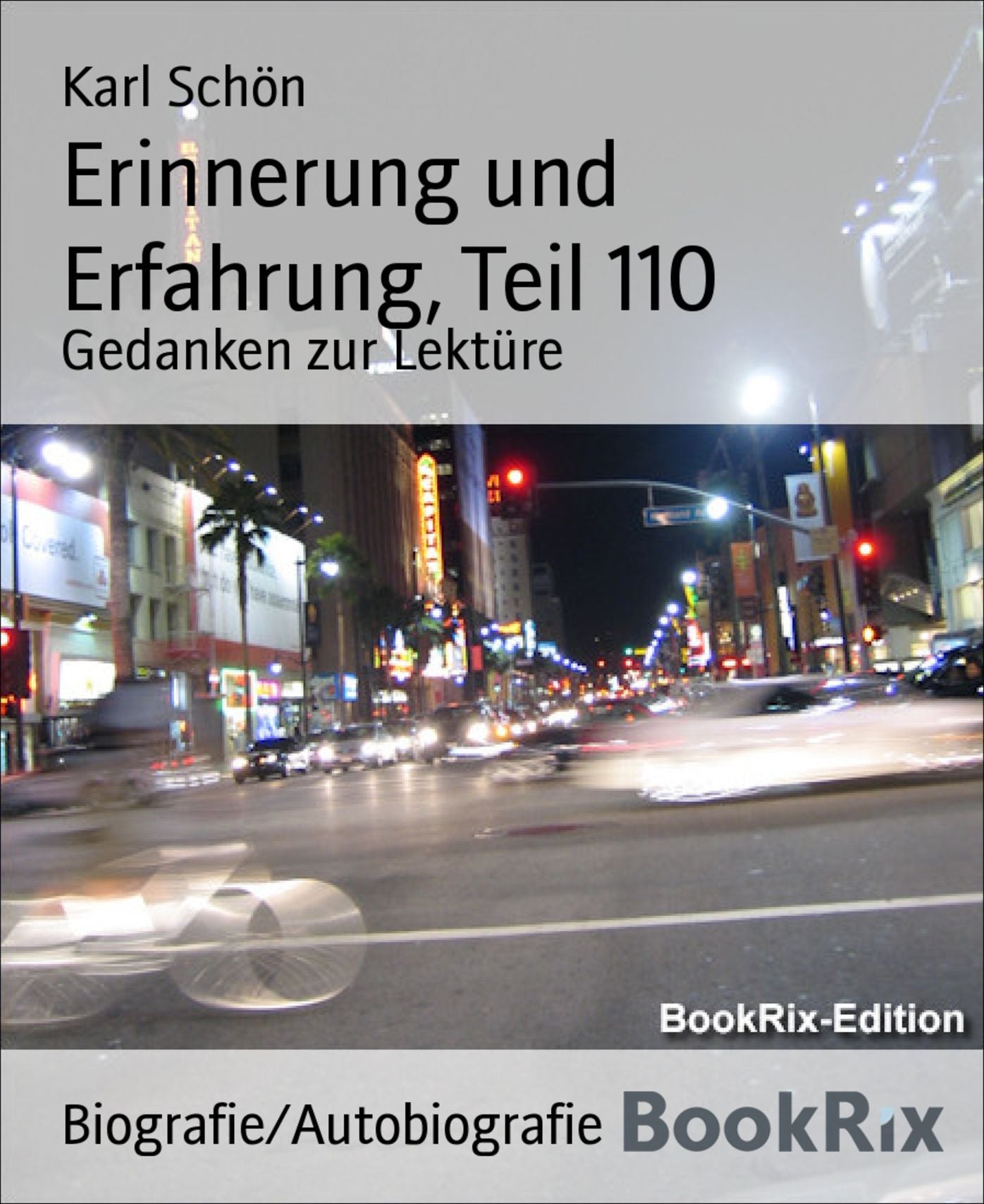 Erinnerung und Erfahrung, Teil 110: Gedanken zur Lektüre