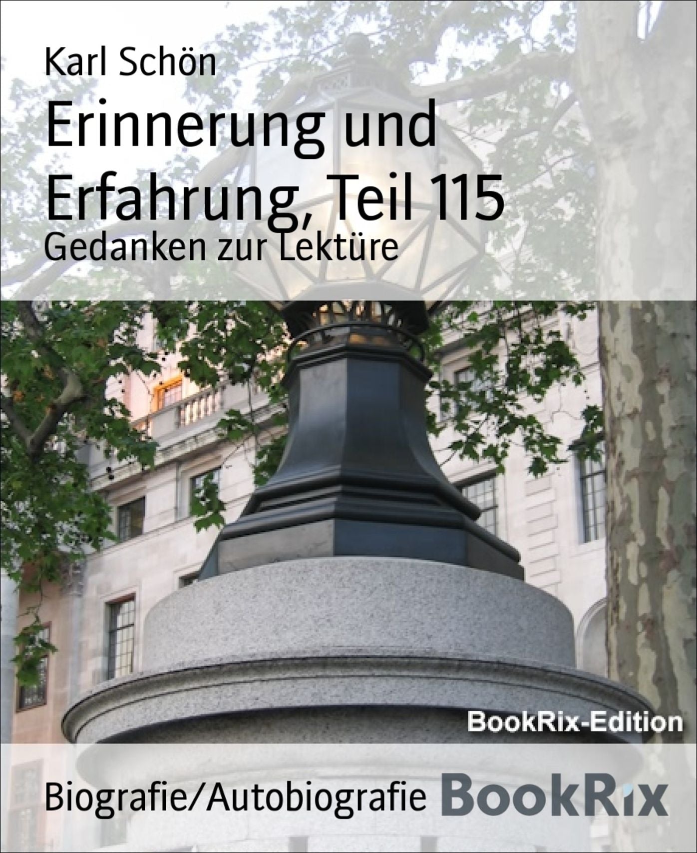 Erinnerung und Erfahrung, Teil 115: Gedanken zur Lektüre
