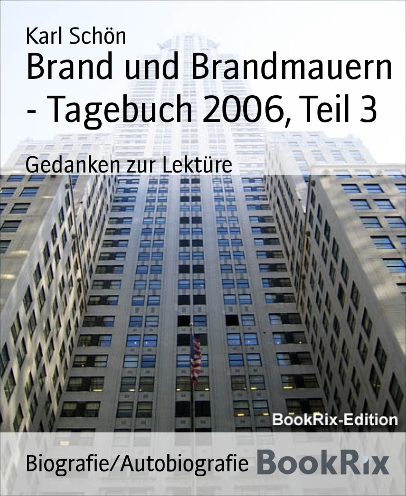 Brand und Brandmauern - Tagebuch 2006, Teil 3: Gedanken zur Lektüre