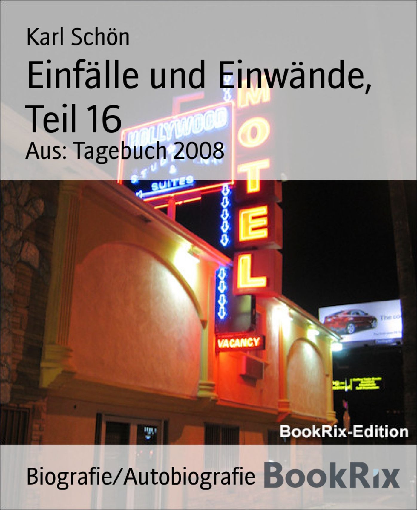 Einfälle und Einwände, Teil 16: Aus: Tagebuch 2008