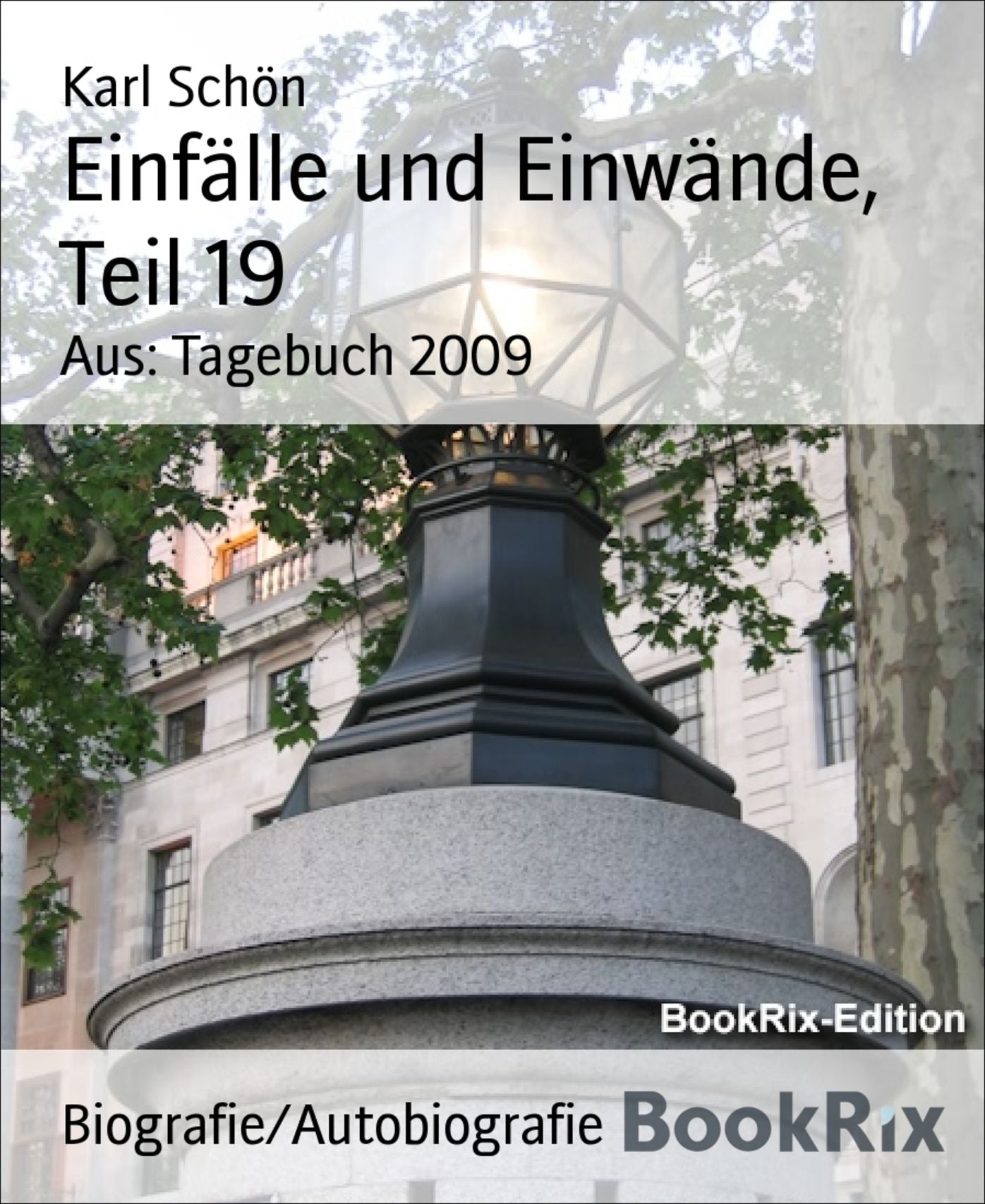 Einfälle und Einwände, Teil 19: Aus: Tagebuch 2009