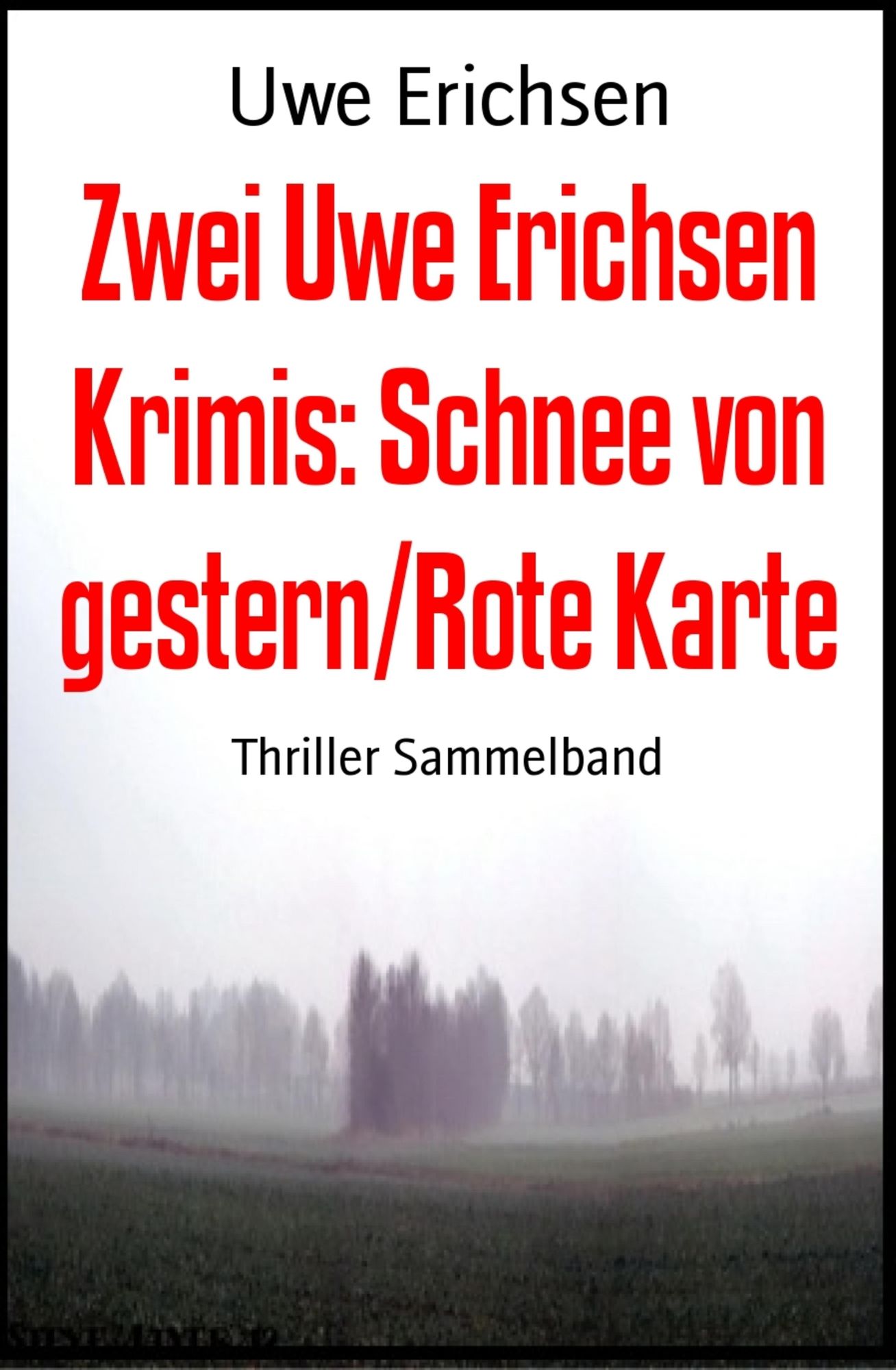 Zwei Uwe Erichsen Krimis: Schnee von gestern/Rote Karte: Thriller Sammelband