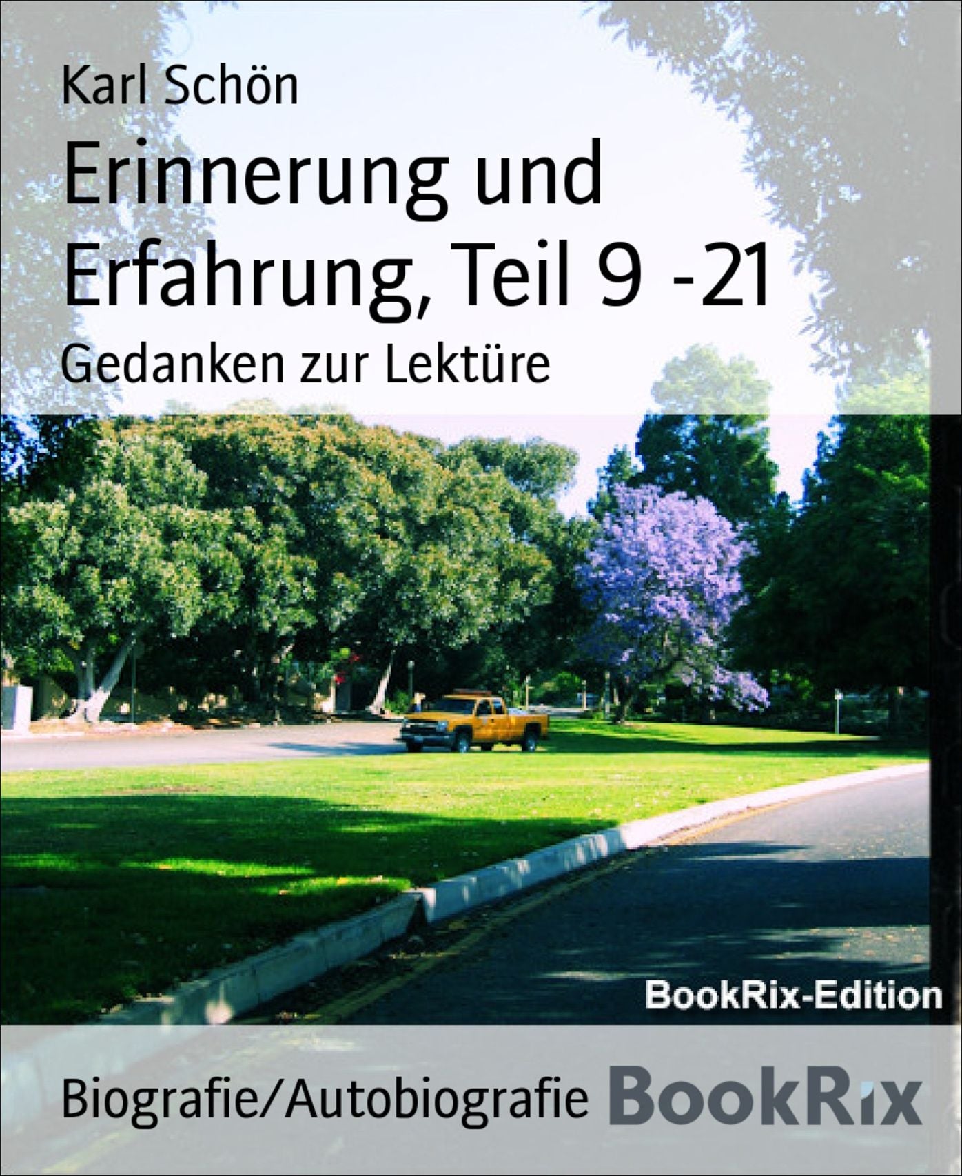 Erinnerung und Erfahrung, Teil 9 -21: Gedanken zur Lektüre