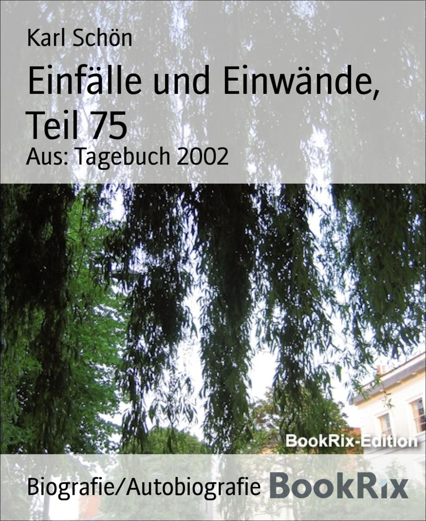 Einfälle und Einwände, Teil 75: Aus: Tagebuch 2002