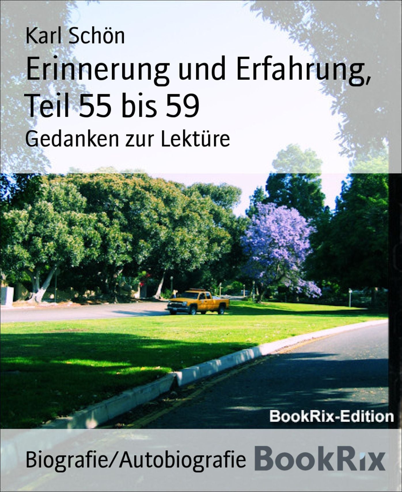 Erinnerung und Erfahrung, Teil 55 bis 59: Gedanken zur Lektüre