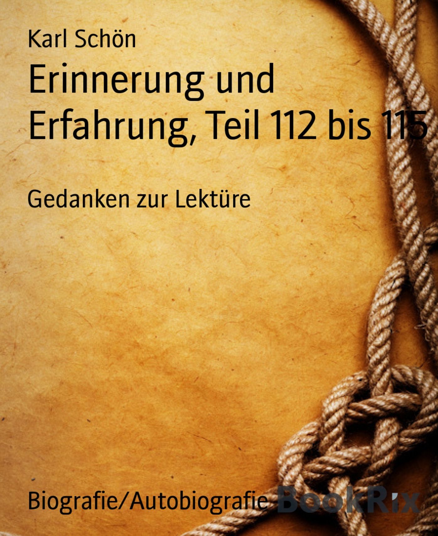 Erinnerung und Erfahrung, Teil 112 bis 115: Gedanken zur Lektüre