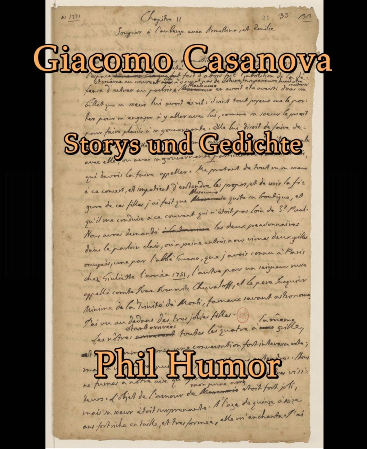 Giacomo Casanova: Storys und Gedichte