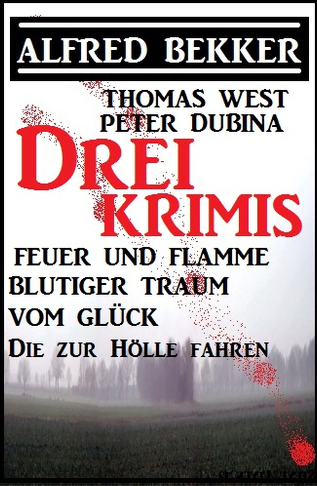 Bekker/West/Dubina - Drei Krimis: Feuer und Flamme/Blutiger Traum vom Glück/Die zur Hölle fahren