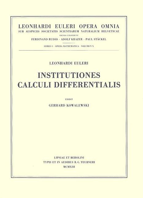 Introductio in analysin infinitorum 1st part
