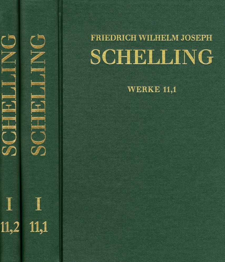 Friedrich Wilhelm Joseph Schelling: Historisch-kritische Ausgabe / Reihe I: Werke. Band 11,1-2: Schriften 1802, Teil 1