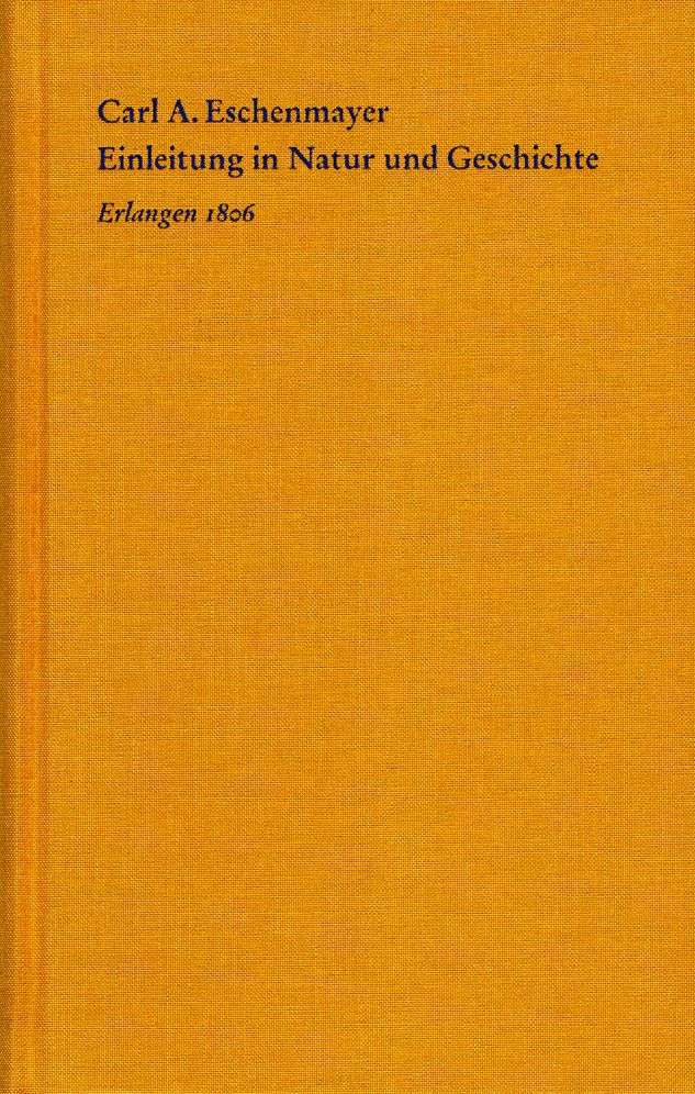 Einleitung in Natur und Geschichte: Erlangen 1806
