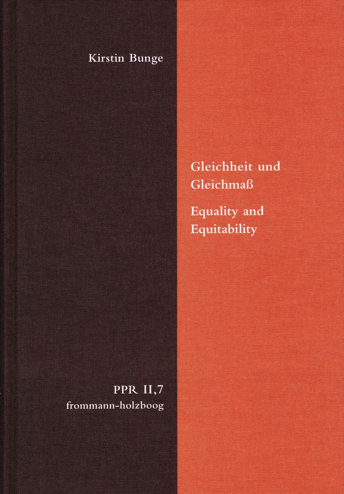 Gleichheit und Gleichmass / Equality and Equitability: Zur Rechtsphilosophie von Francisco de Vitoria