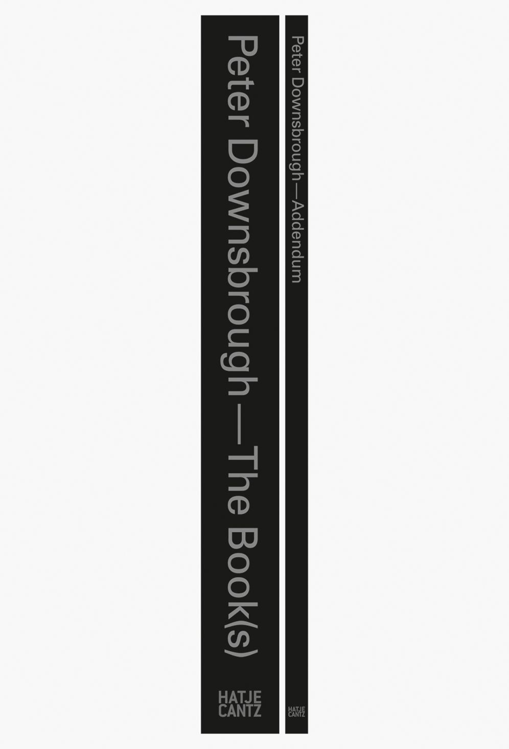 Peter Downsbrough : The Book(s) Addendum