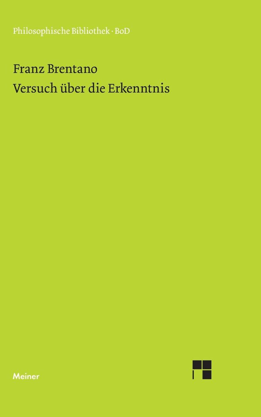 Versuch ber die Erkenntnis