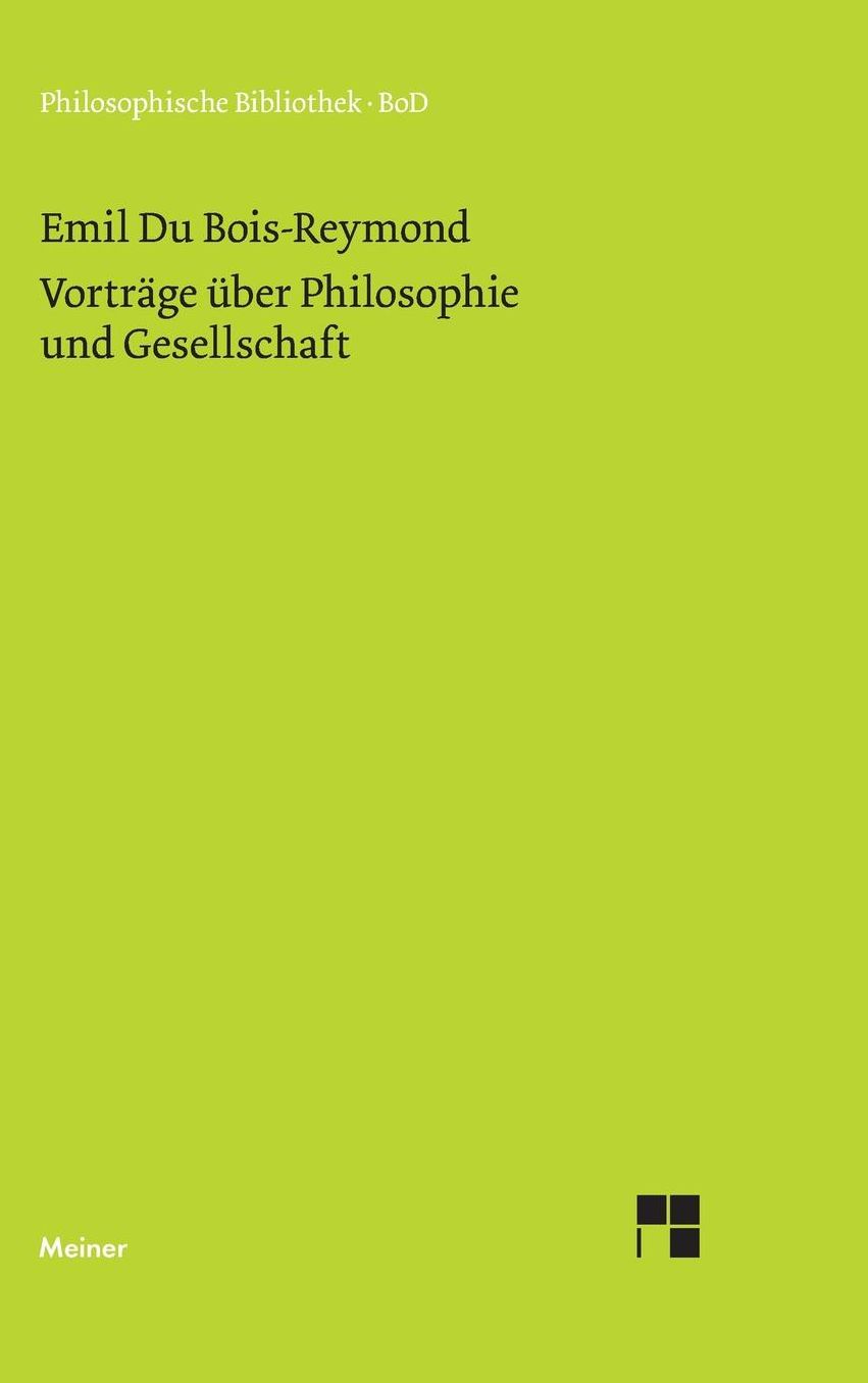 Vortr ge ber Philosophie und Gesellschaft