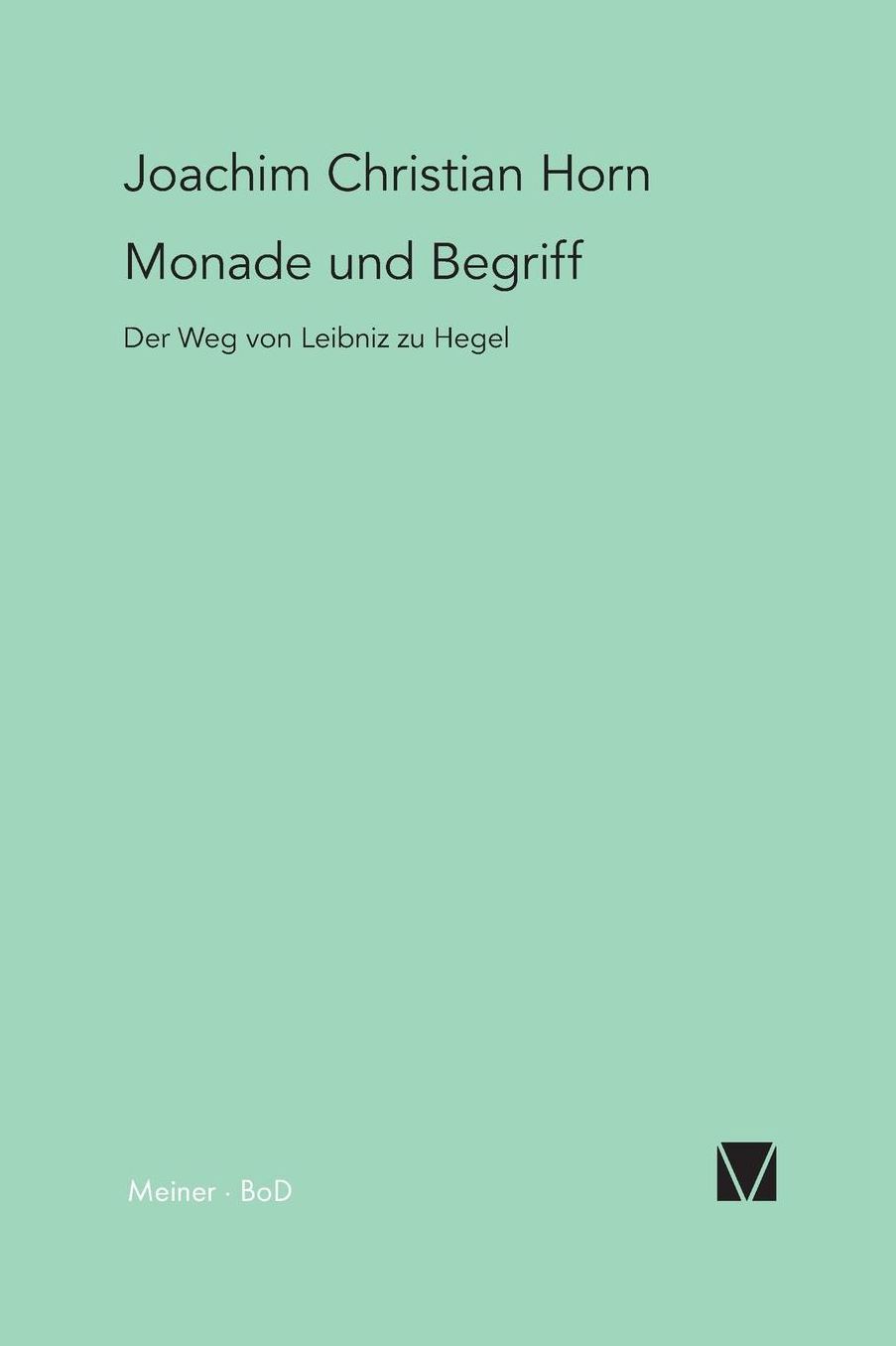 Monade Und Begriff