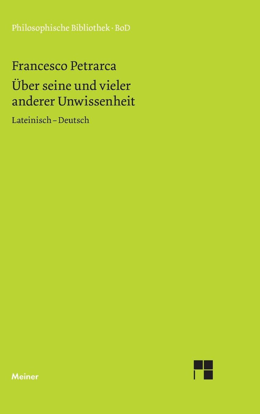 Uber Seine Und Vieler Anderer Unwissenheit
