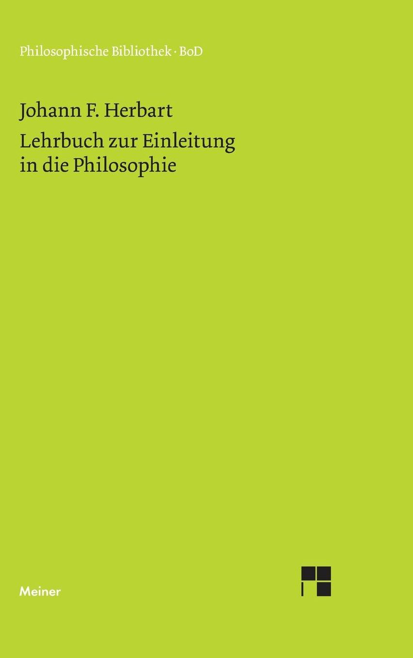 Lehrbuch Zur Einleitung in Die Philosophie