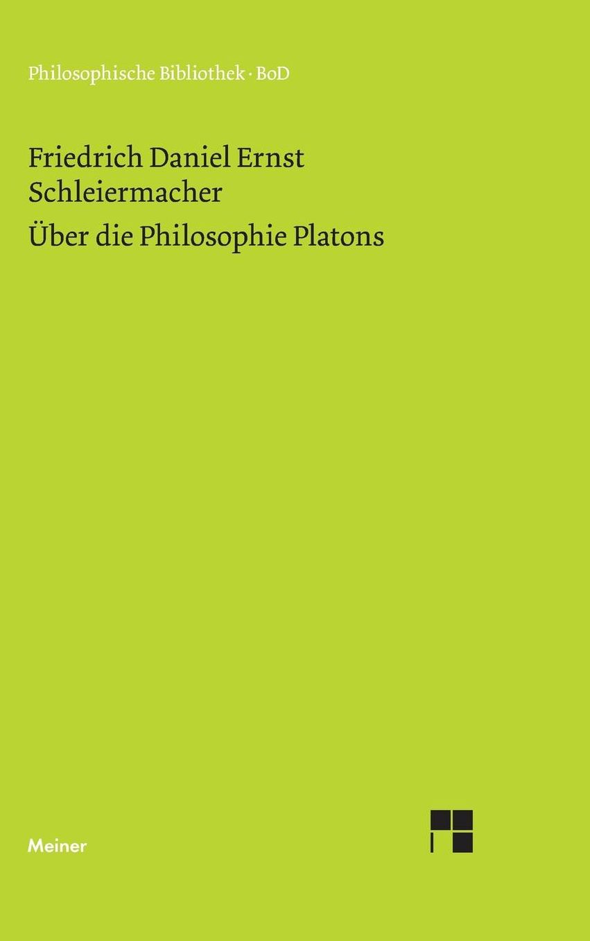 Uber Die Philosophie Platons
