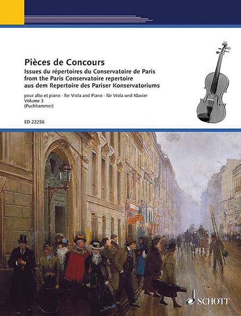 Pieces de Concours [Competition Pieces] Volume 3: from the Paris Conservatoire Repertoire - Viola and Piano