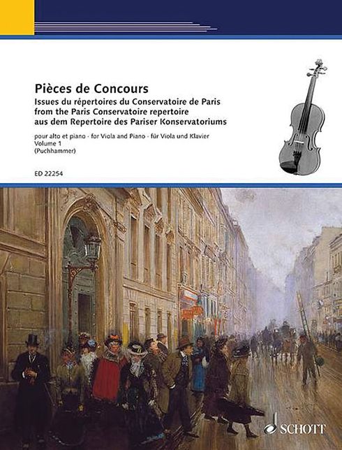 Competition Pieces - Volume 1: from the Paris Conservatoire Repertoire for Viola