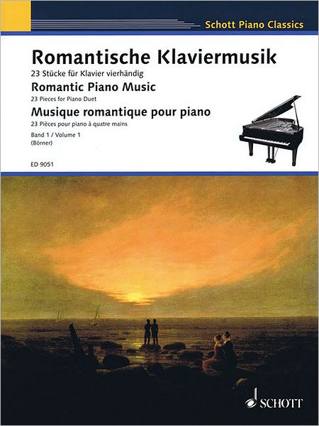 Romantic Piano Music - Volume 1: 23 Pieces for Piano Duet