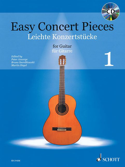 Easy Concert Pieces for Guitar - Volume 1: With a CD of Performance Tracks Book/CD (54 pieces)