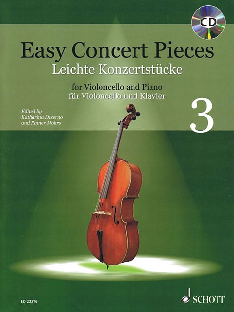 Easy Concert Pieces - Volume 3: Cello and Piano