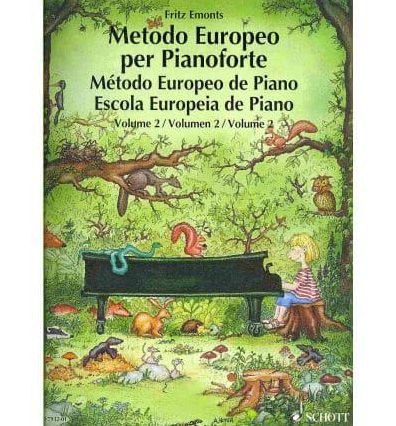The European Piano Method - Volume 2: German/French/English/Spanish
