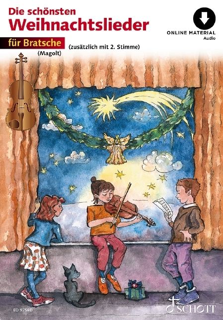 Die schonsten Weihnachtslieder: for 1-2 Violas