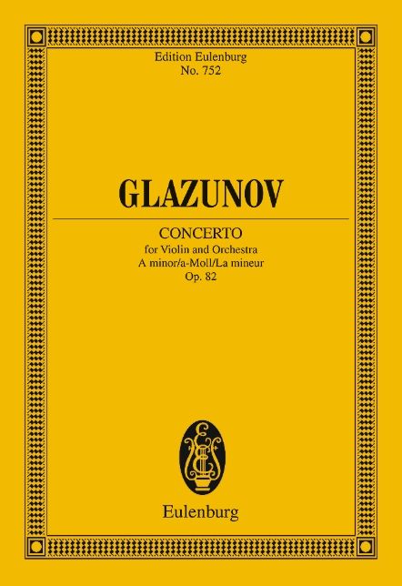 Violin Concerto in A Minor, Op. 82: Study Score