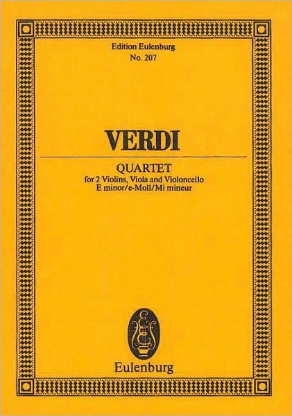 String Quartet in E minor