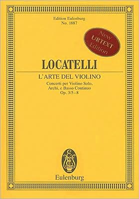 L'Arte del Violino Op. 3, Nos. 5-8: Concertos for Violin Study Score
