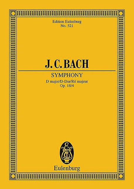 Sinfonia in D Major, Op. 18/4: Study Score