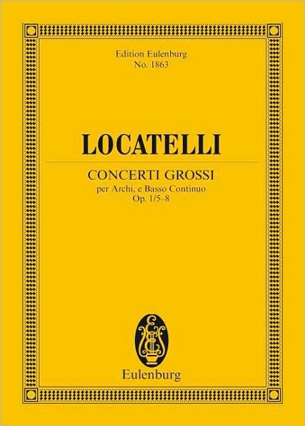 Concerti Grossi Op. 1, Nos. 5-8: Study Score