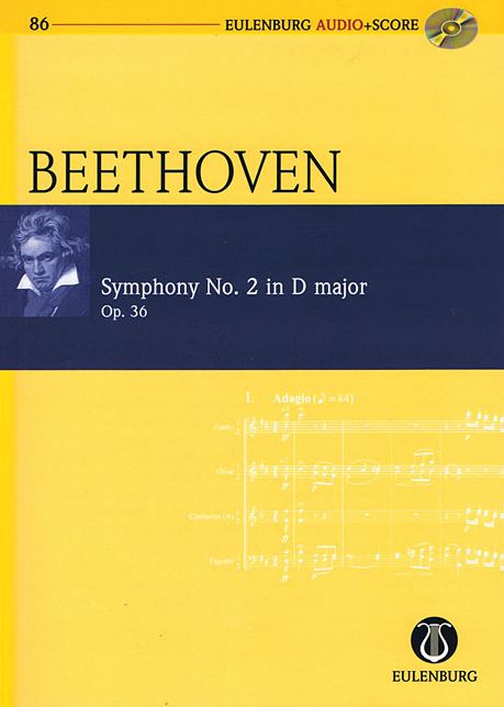 Symphony No. 2 in D Major, Op. 36: Eulenburg Audio+Score Series, Vol. 86 Study Score/CD Pack