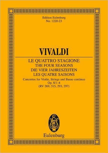 Violin Concerto Op. 8, No. 1 "Spring": Study Score