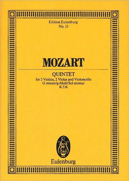 String Quintet in G minor, K. 516