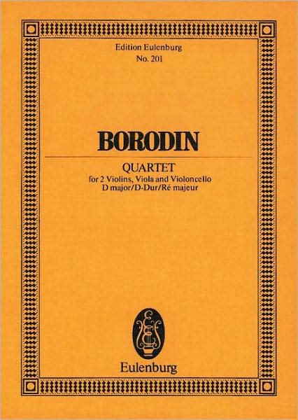 String Quartet in D Major: Study Score